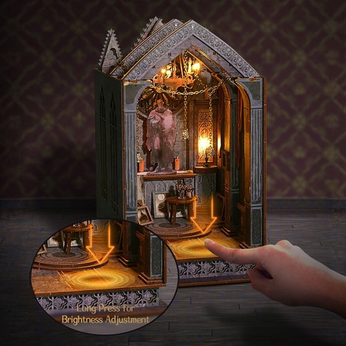 Diy book nook - book,