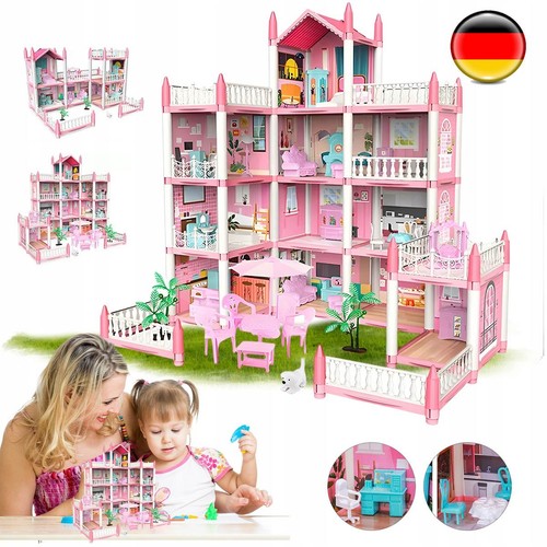 Puppenhaus mit möbeln und - mit,