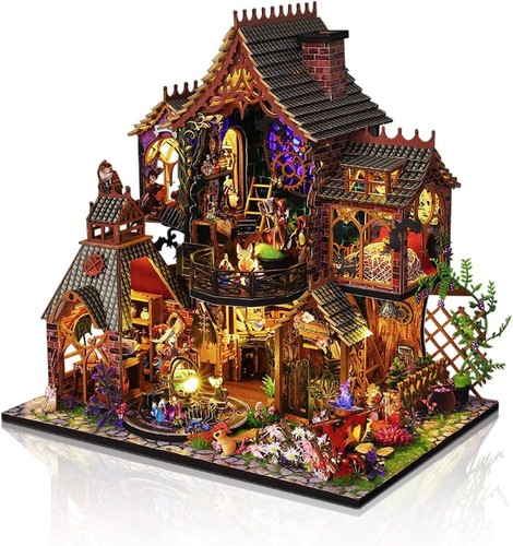 Led licht miniatur puppenhaus - miniatur,
