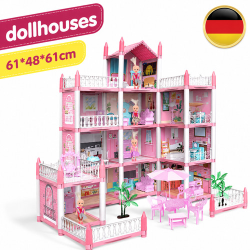 Puppenhaus etagen villa mit - 4,