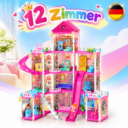 Puppenhaus etagen 12zimmer - 4,