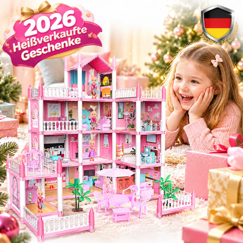 Puppenhaus etagen 11zimmer - puppenhaus,