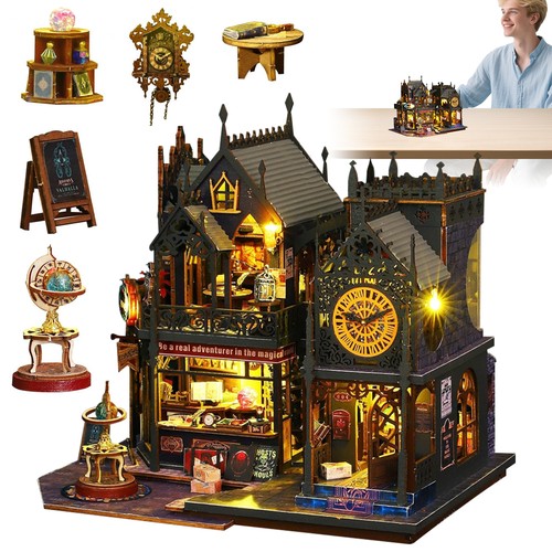 Miniatur puppenhaus bausatz - puppenhaus,